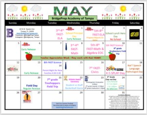 May Activity Calendar 