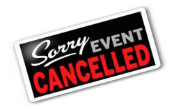 EVENT CANCELLED FOR AUGUST 25TH 