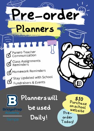 Pre-order Planners Today!